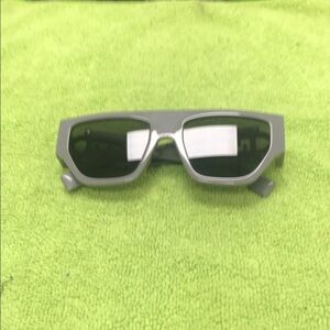 Fendi Gray Glasses with Bold Chunky Frames